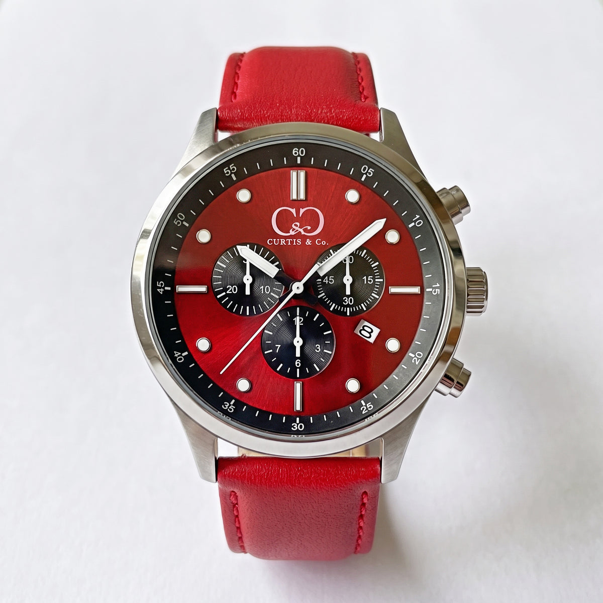 Big Time PULSE Crimson Red Chronograph 45MM