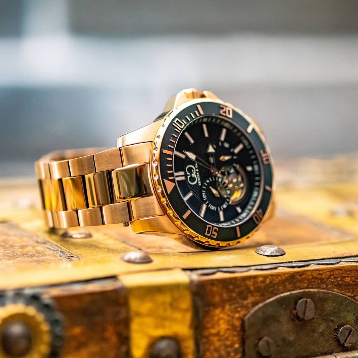 Big Time ROYALE Rose Gold Black Dial Automatic 45MM