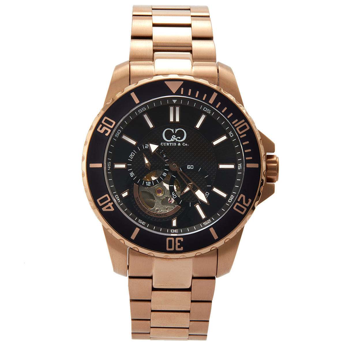 Big Time ROYALE Rose Gold Black Dial Automatic 45MM