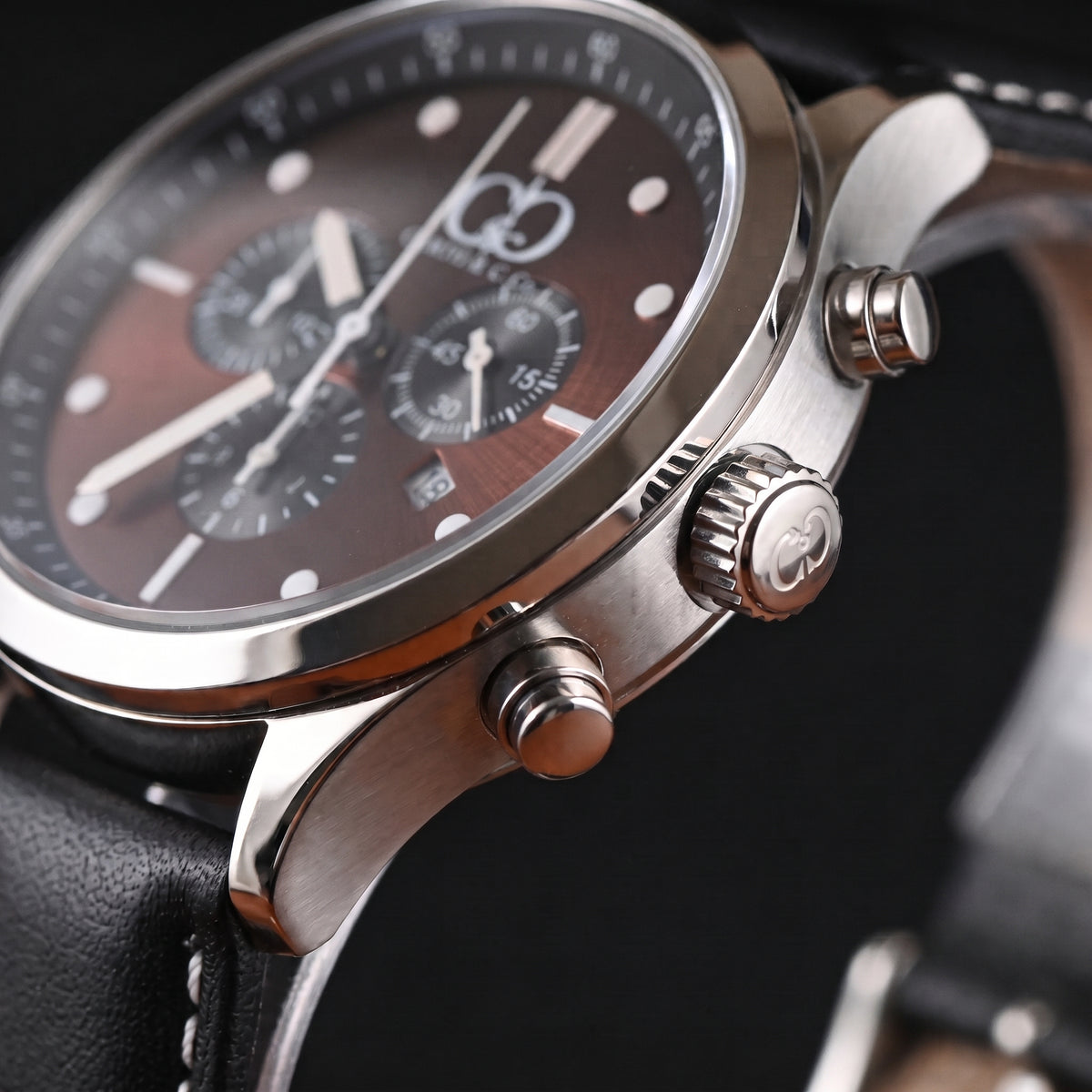 Big Time PULSE Espresso Brown Chronograph 45MM