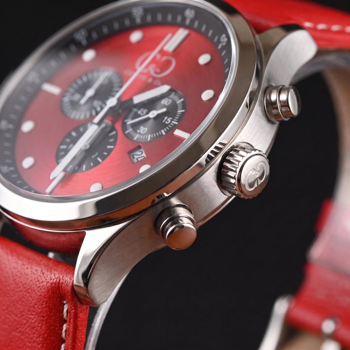 Big Time PULSE Crimson Red Chronograph 45MM