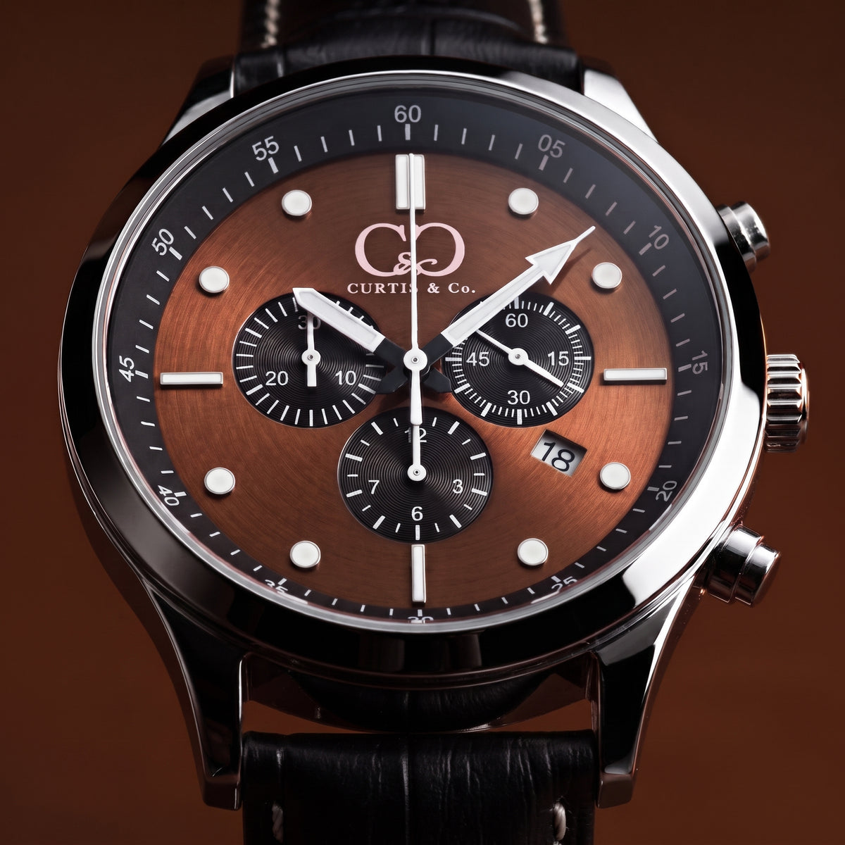 Big Time PULSE Espresso Brown Chronograph 45MM