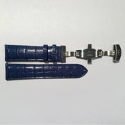 Big Time PASSPORT Crocodile Pattern Leather Deployment Strap 24MM