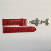 Big Time PASSPORT Crocodile Pattern Leather Deployment Strap 24MM