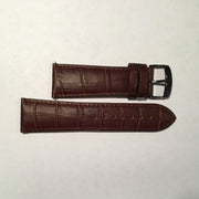 Crocodile Pattern Leather Watch Strap 26MM