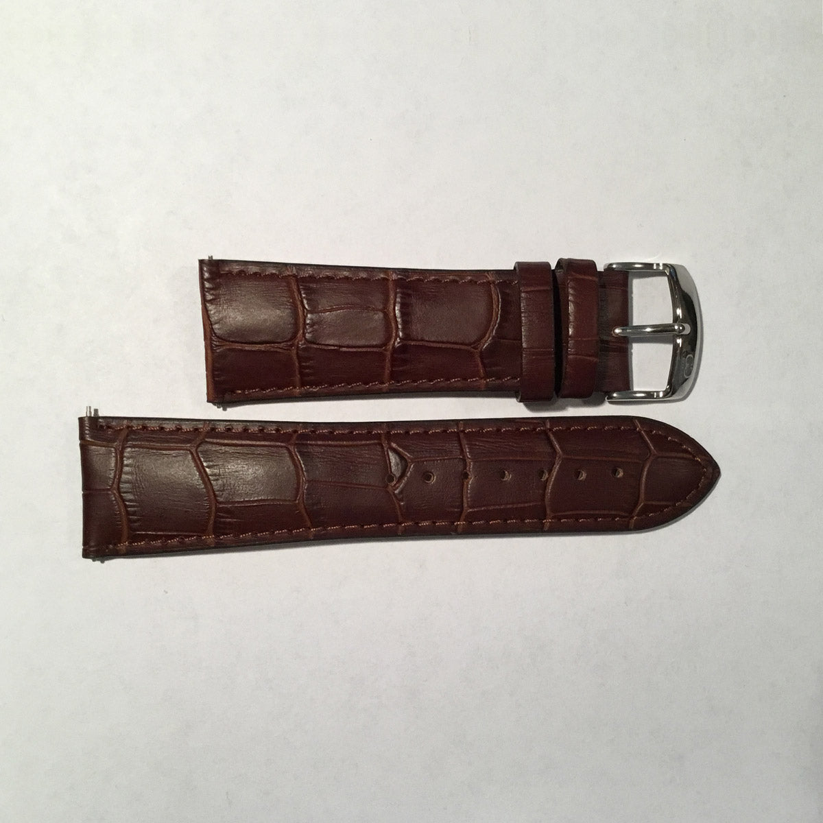 Crocodile Pattern Leather Watch Strap 26MM
