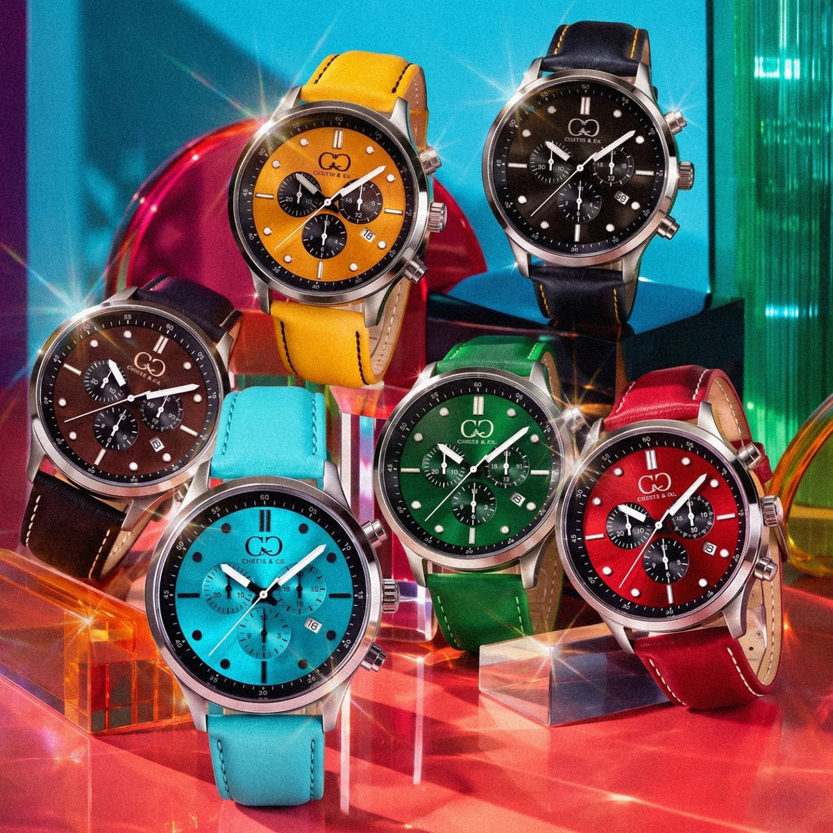 COLOR WITH CHRONOGRAPH CREDIBILITY.