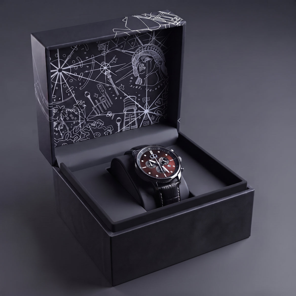 Big Time PULSE Espresso Brown Chronograph 45MM