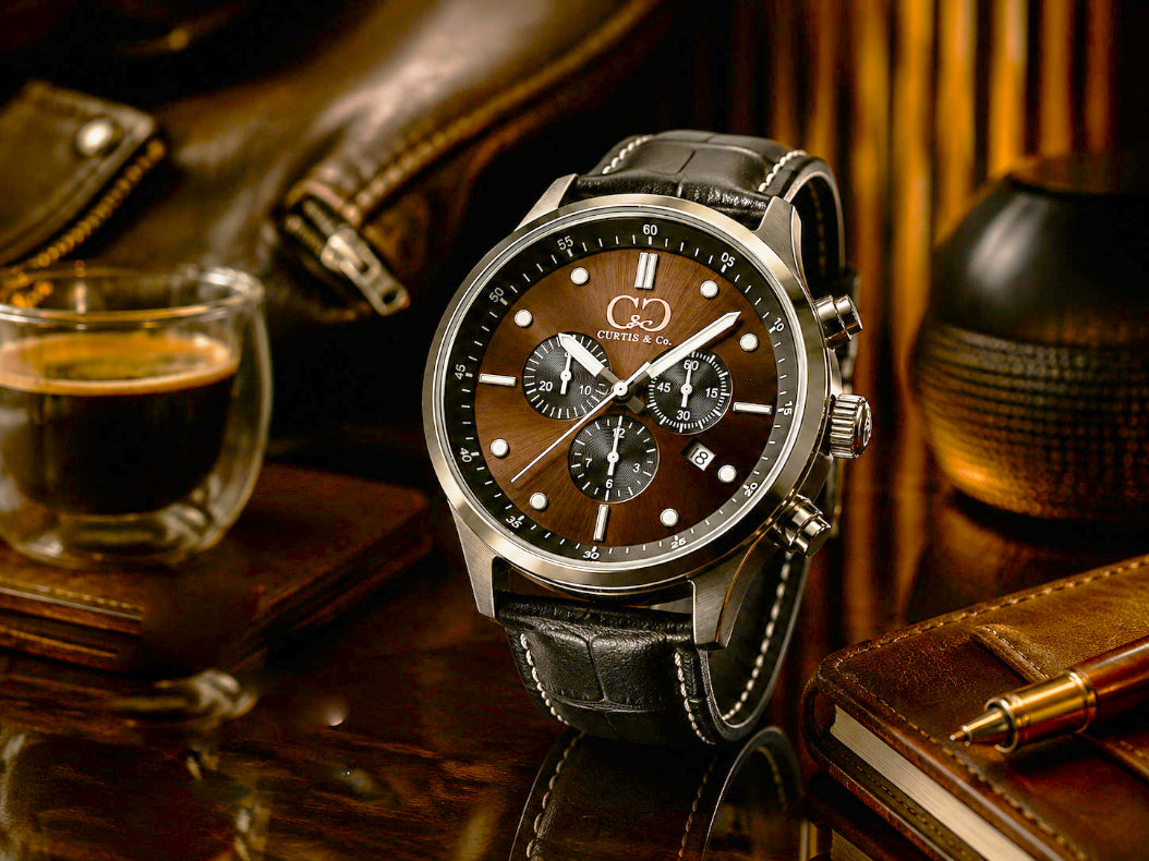 Big Time PULSE Espresso watch styled for cultural warmth