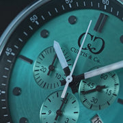 Big Time PULSE Aqua Turquoise Chronograph 45MM