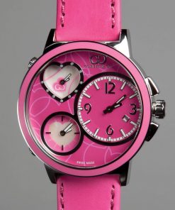 BIG TIME LOVE (50mm) PINK DIAL / STAINLESS STEEL CASE