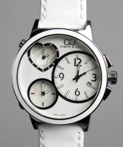 BIG TIME LOVE (50mm) WHITE DIAL / STAINLESS STEEL CASE