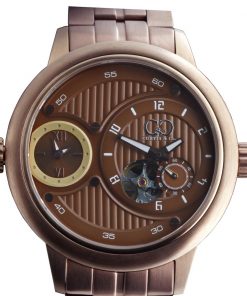 CURTIS & Co - Big Time Passport Brown / Rose Gold Case