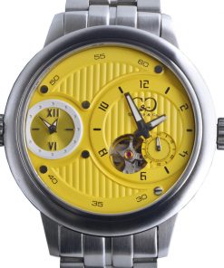 CURTIS & Co - Big Time Passport Yellow / Stainless Steel Case
