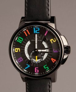 BIG TIME COOL (54mm) BLACK DIAL / COLOR NUMBERS / BLACK CASE