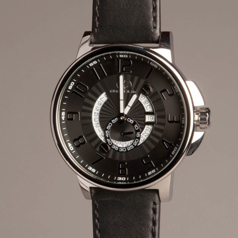 BIG TIME COOL (54mm) BLACK DIAL / STAINLESS STEEL CASE
