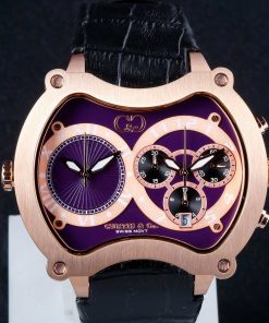 BIG TIME GRAND (57mm) PURPLE DIAL / ROSE GOLD CASE