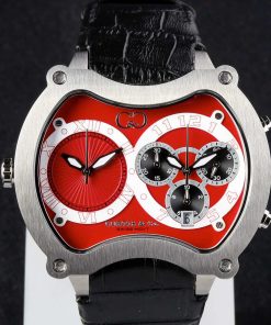 BIG TIME GRAND (57mm) RED DIAL / STAINLESS STEEL CASE