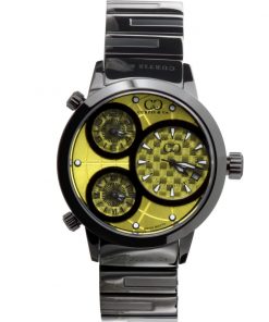 Curtis & Co Watches 42mm - Yellow Dial/BlackCase