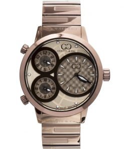 BIG TIME WORLD (50mm) ROSE GOLD DIAL / BROWN CASE