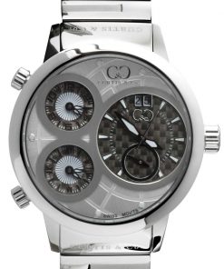 BIG TIME WORLD (57mm) GRAY DIAL / STAINLESS STEEL CASE