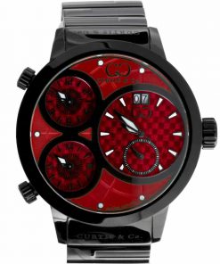 BIG TIME WORLD (57mm) RED DIAL / BLACK CASE