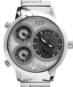 BIG TIME WORLD (57mm) WHITE DIAL / STAINLESS STEEL CASE